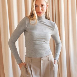 Grey Layering Turtleneck